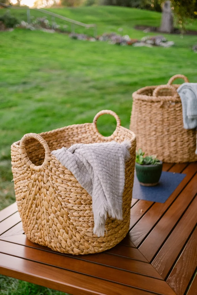 Utility Round Basket - valley girls napa
