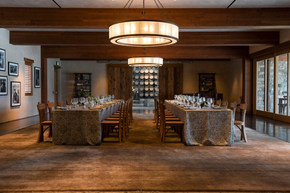 Private winery dining