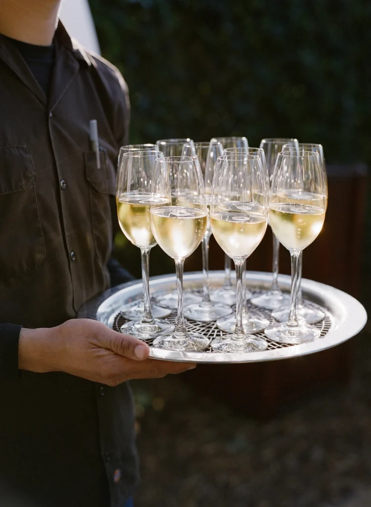 Outdoor winery dinner